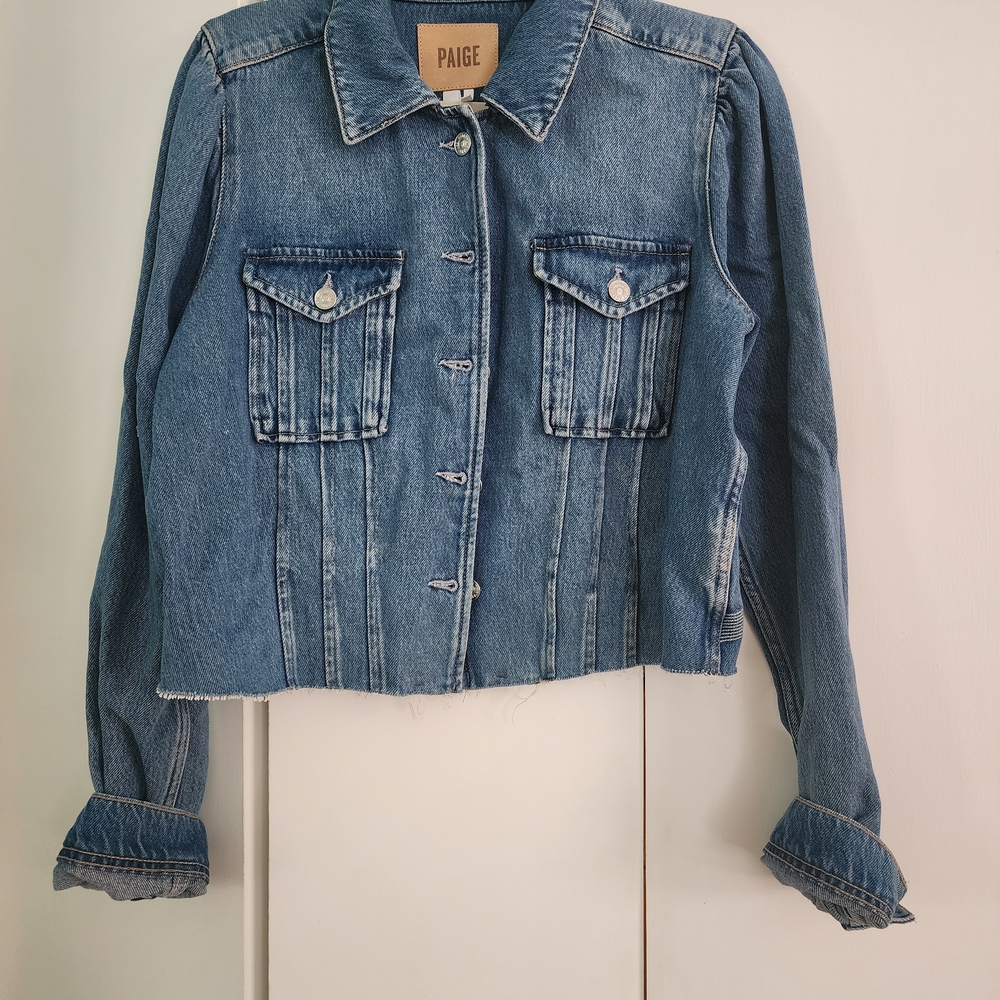 PAIGE Classic Blue Denim Jacket